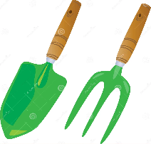 trowel+fork